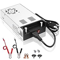 New Version AC DC Converter 360W with Switch, EAGWELL SMPS 110V AC to 12V DC Converter Power Supply Adjustable Switch Power Supply Transformer Max 30A 360W