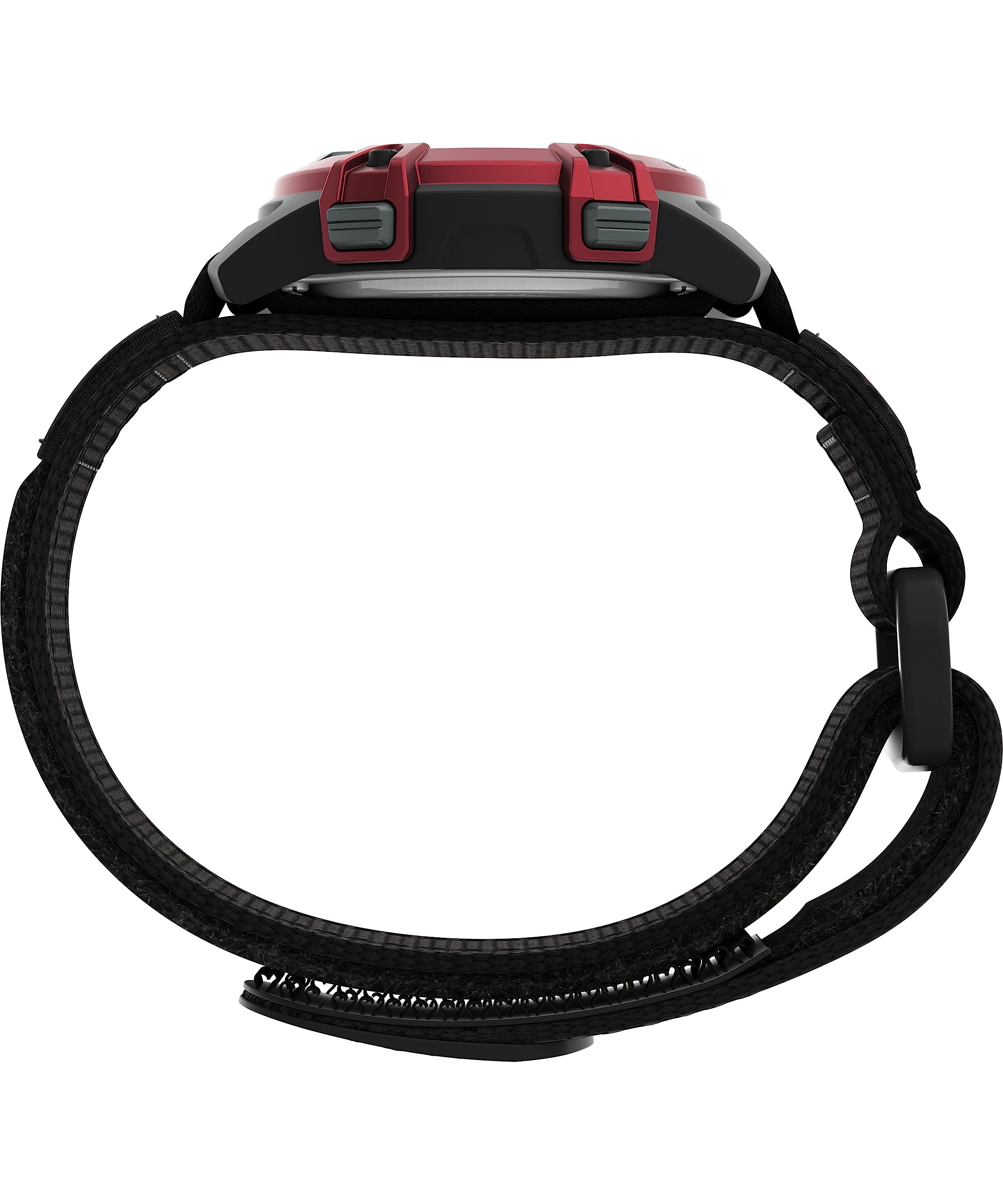 Timex Unisex Expedition CAT 33mm Watch - Black Fastwrap Digital Dial Black Case