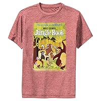 Disney Book Jungle Poster-Dsjb00sdsc_01chh Boys Short Sleeve Tee Shirt