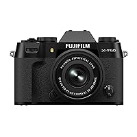 Fujifilm X-T50 Mirrorless Digital Camera XC15-45mmF3.5-5.6 OIS PZ Lens Kit - Black