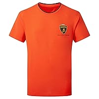 Lamborghini Squadra Corse Men's Travel T-Shirt Orange