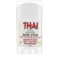 DEODORANT STONES OF AMERICA Thai Deodorant Wide Stick 70 gm, 0.02 Pound