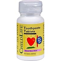 Childlife Toothpaste Tablet Natural Berry - 60 Tablets