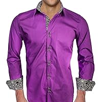Purple with Dress Shirts | Purple and Black Dress Shirts | Purple Halloween Shirts | Modern Halloween Shirts