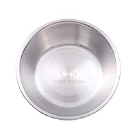 Cat Bowls for Elevated Stand Feeder, One Stainless Still Bowl.(Stainless Bowl Only)