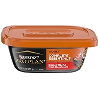 Purina Pro Plan High Protein Dog Food Wet, Braised Beef and Wild Rice Entree - (8) 10 Oz. Tubs