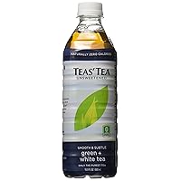 Unsweetened Green + White, 16.9 Fl Oz (Pack of 12)
