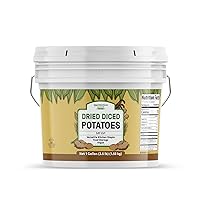 Unpretentious Dried Diced Potatoes, 1 Gallon, Soups, Stews, Food Storage Potatoes