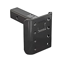 Buyers Products PM90 Pintle Hitch Mount, 3 Position With 9 Inch Shank,Black