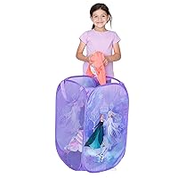 Franco Kids Room Collapsible Storage Bin Pop Up Hamper, One Size, Disney Frozen 2