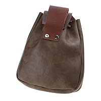Vintage Medieval Waist Pack Waist Bag Leather Medieval Embossed Belt Bag Pouch Belt Coin Bag Vintage Pouch Bag Handmade Leather Belt Bag, Brown
