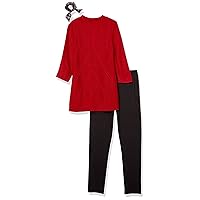 Beautees Girls' Cable Knit Sweater and Legging Set