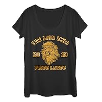 Fifth Sun Disney Lion King Pride Lands Simba Women's Short Sleeve Tee Shirt