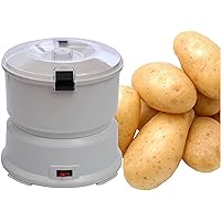 Potato Rumbler Automatic Electric Potato Vegetable Peeler,85W Electric Potato Peeler,Portable Potato Washer,Multifunction Potato Peeler Peeling Machine for Kitchen