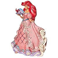 Enesco Jim Shore Disney Traditions The Little Mermaid Enchanted Princess Ariel Deluxe Figurine, 15.75 Inch, Multicolor