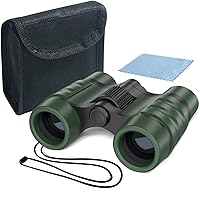 Binoculars for Kids Toy Gift for 3 4 5 6 7 8+ Year Old Boys Girls Kids Telescope Outdoor Toys for Sports and Outside Play Hiking, Bird Watching, Travel, Camping, Birthday Presents(Green)