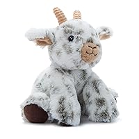 The Petting Zoo Goat Stuffed Animal Plushie, Gifts for Kids, Wild Onez Wildlife Barn Animals, Goat Plush Toy 9 inches