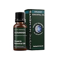 Mystic Moments | Geranium Organic Essential Oil - 5ml - 100% Pure