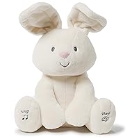 GUND Baby Flora The Bunny Animated Plush, Singing Stuffed Animal Toy for Ages 0 and Up, Cream, 12