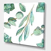 Young Eucalyptus Leaves and Branches III Traditional Canvas Wall Art
