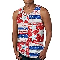 Mens Independence Day Shirt Tank Tops Men Design Fake Muscle Shirt Funny Workout tees Men Oversized Mens Tshirts Gym