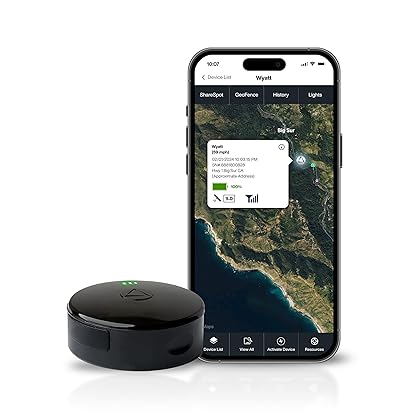 LandAirSea 54 GPS Tracker - Made in the USA from Domestic & Imported Parts. Long Battery, Magnetic, Waterproof, Global Tracking. Subscription Required