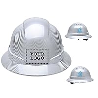 Full Brim Hard Hat Construction Hard Hat Customizable Safety Hard Hat with Vents