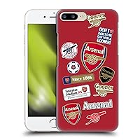 Head Case Designs Officially Licensed Arsenal FC Collage Logos Hard Back Case Compatible with Apple iPhone 7 Plus/iPhone 8 Plus