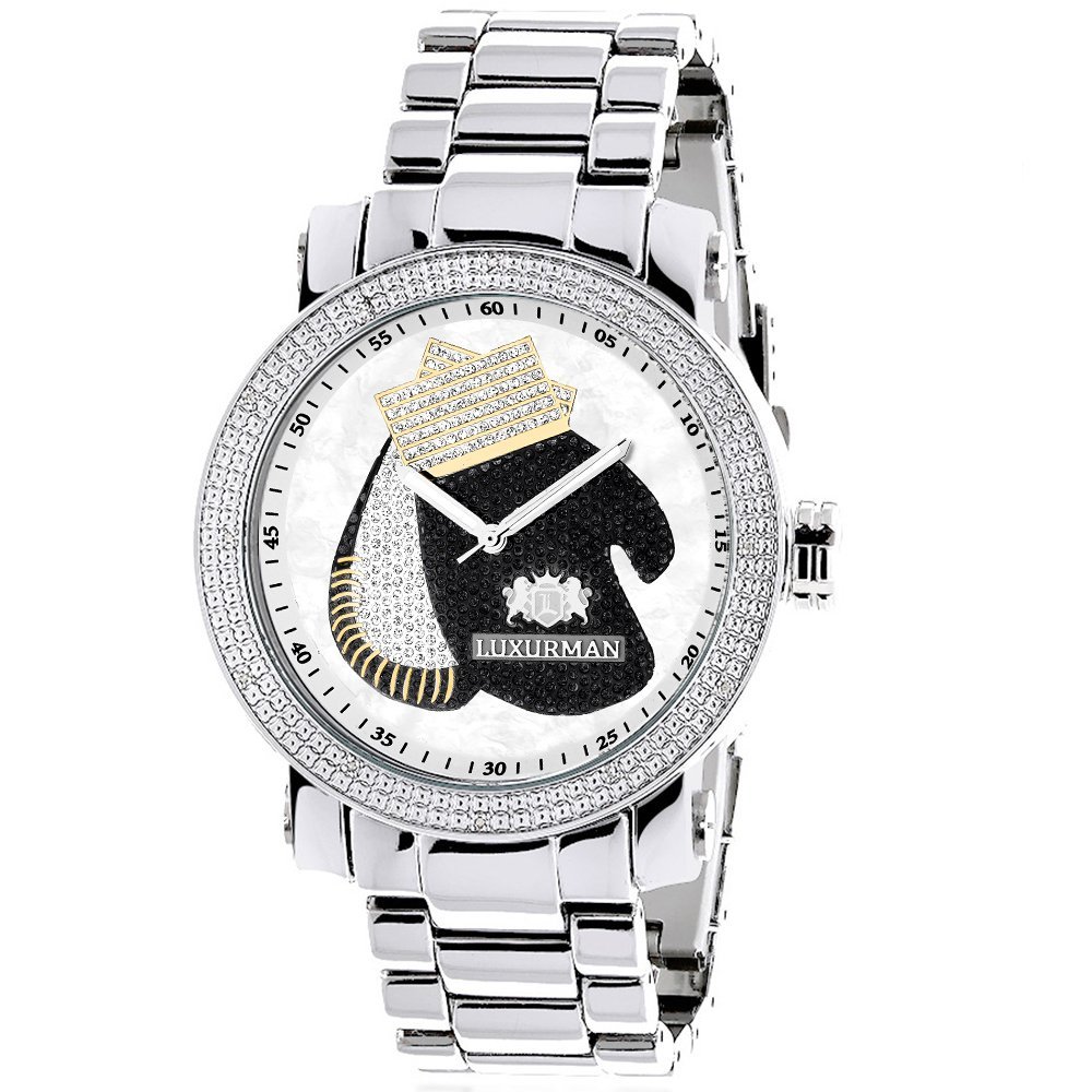Boxing Gloves Diamond Watch for Men Southpaw Limited Edition by Luxurman