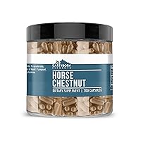 Earthborn Elements Horse Chestnut 200 Capsules, Pure & Undiluted, No Additives