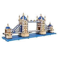 Building Blocks Set, London Tower Bridge Model Micro Mini Blocks, 3800 PCS Architecture Model Kits