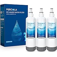 PERCOLA Sub-Zero 7012333 & Manitowoc K00374/K00374001 Ice Maker Water Filter, Compaitble with Sub-Zero UC-15I Ice Maker, Manitowoc AR-2800/ SM-50 Ice Maker (3 Pack)