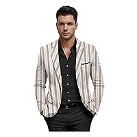 Elina fashion Men's Terry Rayon Spread Collar Jacket Suit Blazer for Christmas Party