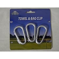 Towel & Bag Clip (3 Hook Pack) Golf Accessory