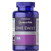 One Daily Women's Multivitamin Caplets, 100 Count
