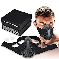 High Altitude Mask, Training Workout Mask Men to Improve Lung Capacity, 24 Level Breathing Resistance Fitness Mask to Upgrade Endurance, for All Sport: Running, Cardio, Cycling, Gym