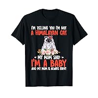 I'm Not A Himalayan Cat Mom Said I'm A Baby Cute Cat Bow Tie T-Shirt