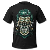 Greaser The Skull 1 Rockabilly Men's T-Shirt