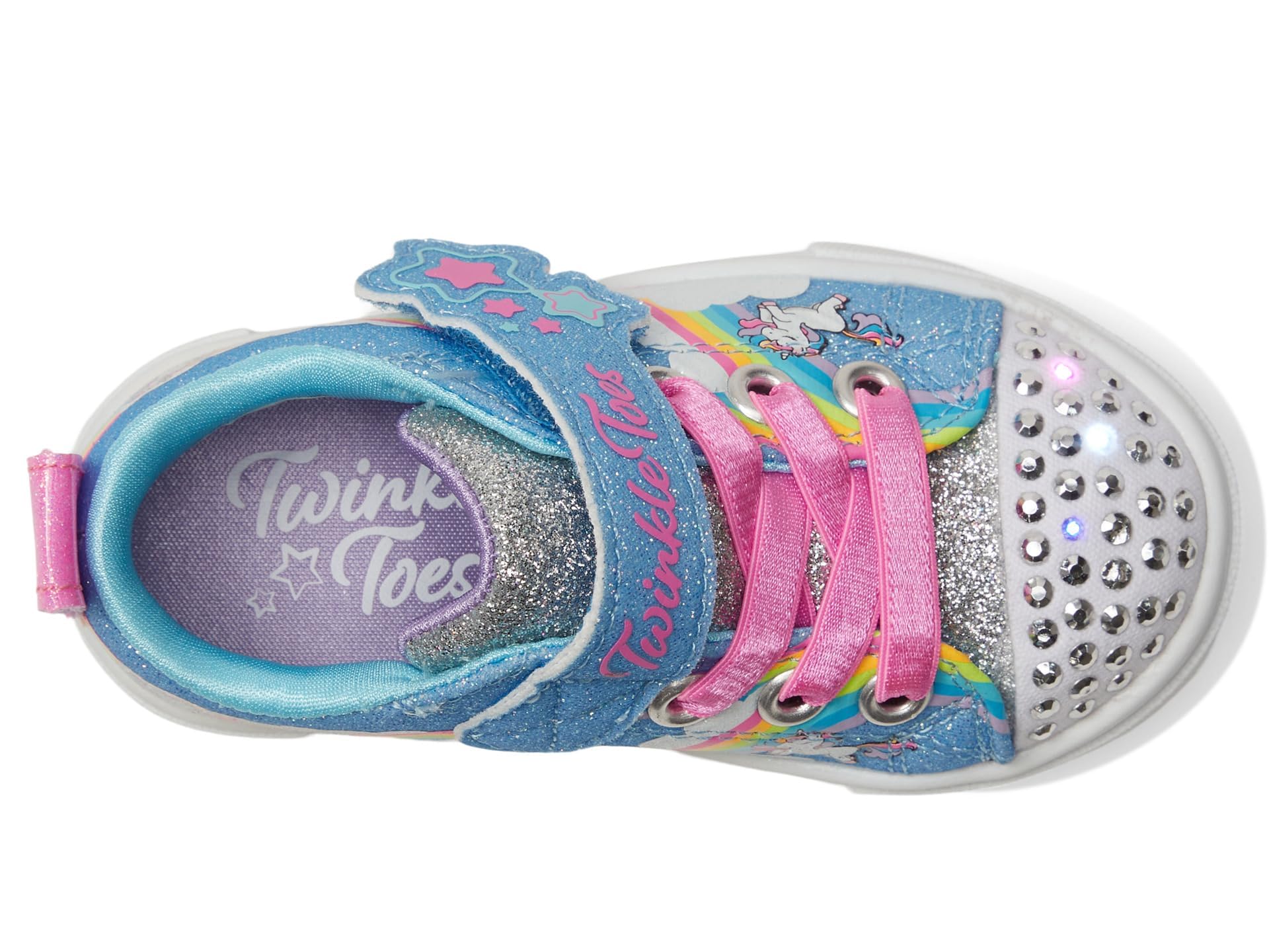 Skechers Girl's, Twinkle Toes: Twinkle Sparks - Jumpin' Clouds Sneaker - Little Kid