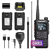 (2nd Gen) TIDRADIO H8 GMRS Radio Two Way Radio,APP Programmable,GMRS Repeater Capable,Support Chirp,Long Range Walkie Talkies with 2pcs 2500mAh Battery and Desktop Charger, MIC Speaker and 771 Long An