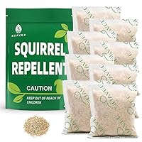 Squirrel Repellent, Chipmunk Repellent, Repellents Squirrel Outdoor, Squirrel Repellant for Attic, Squirrels Deterrent for Garden, Mint Repellent Squirrel for Bird Feeders, Squirrel Away-8P