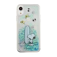 グルマンディーズ Gourmandise Peanuts iPhone XR (6.1 inch) Glitter Case, Surf sng-416c