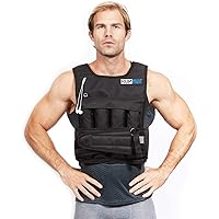 RUNmax 20LBS - 150LBS Adjustable Weighted Vest Wtih Shoulder Pads Option for Men and Women