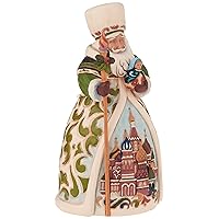 Enesco Jim Shore Heartwood Creek Christmas Around The World Russian Santa Figurine, 7 Inch, Multicolor