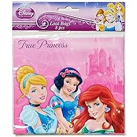 American Greetings Disney Princess Treat Bags (8-Pack), Party Supplies