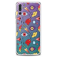 TPU Case Replacement for Huawei Mate 40 P50 P30 P20 P10 Plus 20X Nova 8 Pro Lightweight Artistic Melting Clocks Surrealism Slim fit Clear Flexible Soft Design Print Silicone Abstract