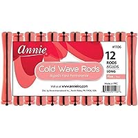 3 Packs of Annie Cold Wave Rods-Long #1106 (12 Pieces per Pack)