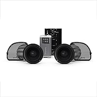 Rockford Fosgate HD14RGSG-STAGE2 Two Speakers & Amplifier Kit for 2014+ Harley-Davidson Road Glide & Street Glide, Black