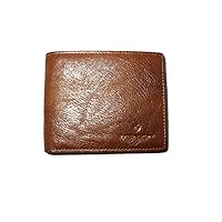 Men's RFID Blocking Bifold Luxury Oil Wax Genuine Leather Wallet Card Holder Organizer