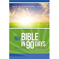 NIV, Bible in 90 Days, Paperback: Cover to Cover in 12 Pages a Day NIV, Bible in 90 Days, Paperback: Cover to Cover in 12 Pages a Day Paperback Kindle